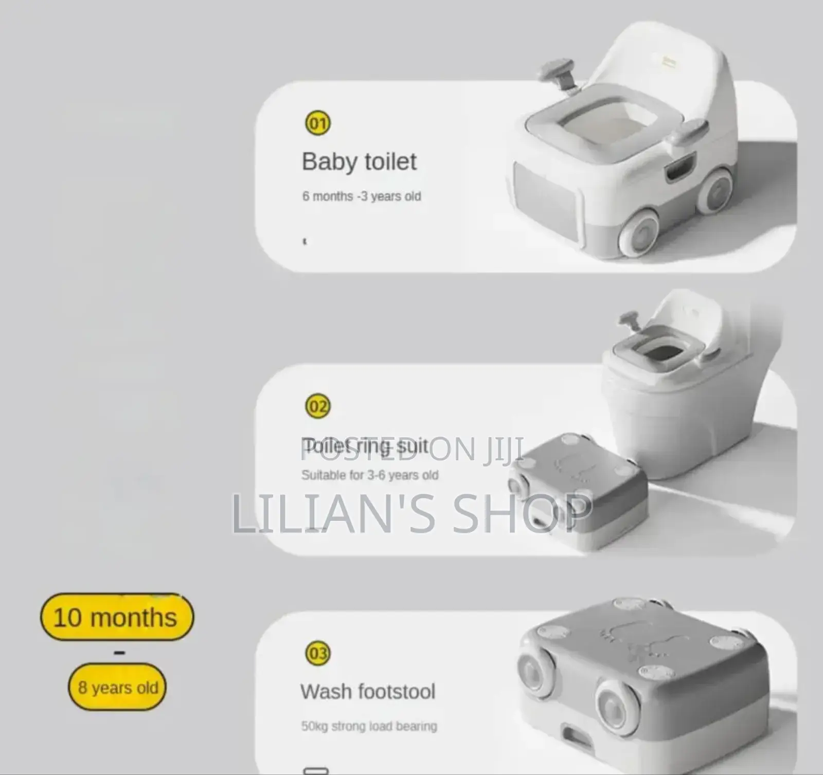 Fancy Car 3in1 Baby Toilet