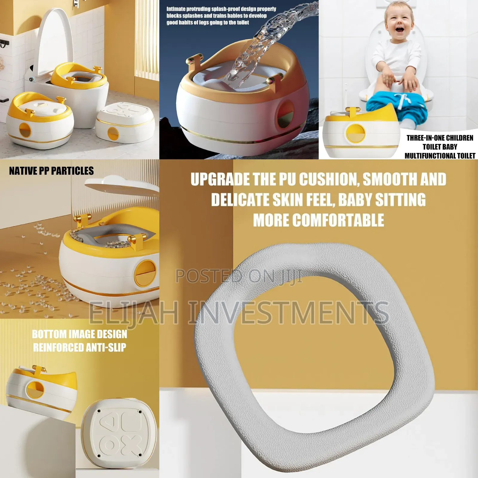 3 Convertible Stages Potty Training Toilet