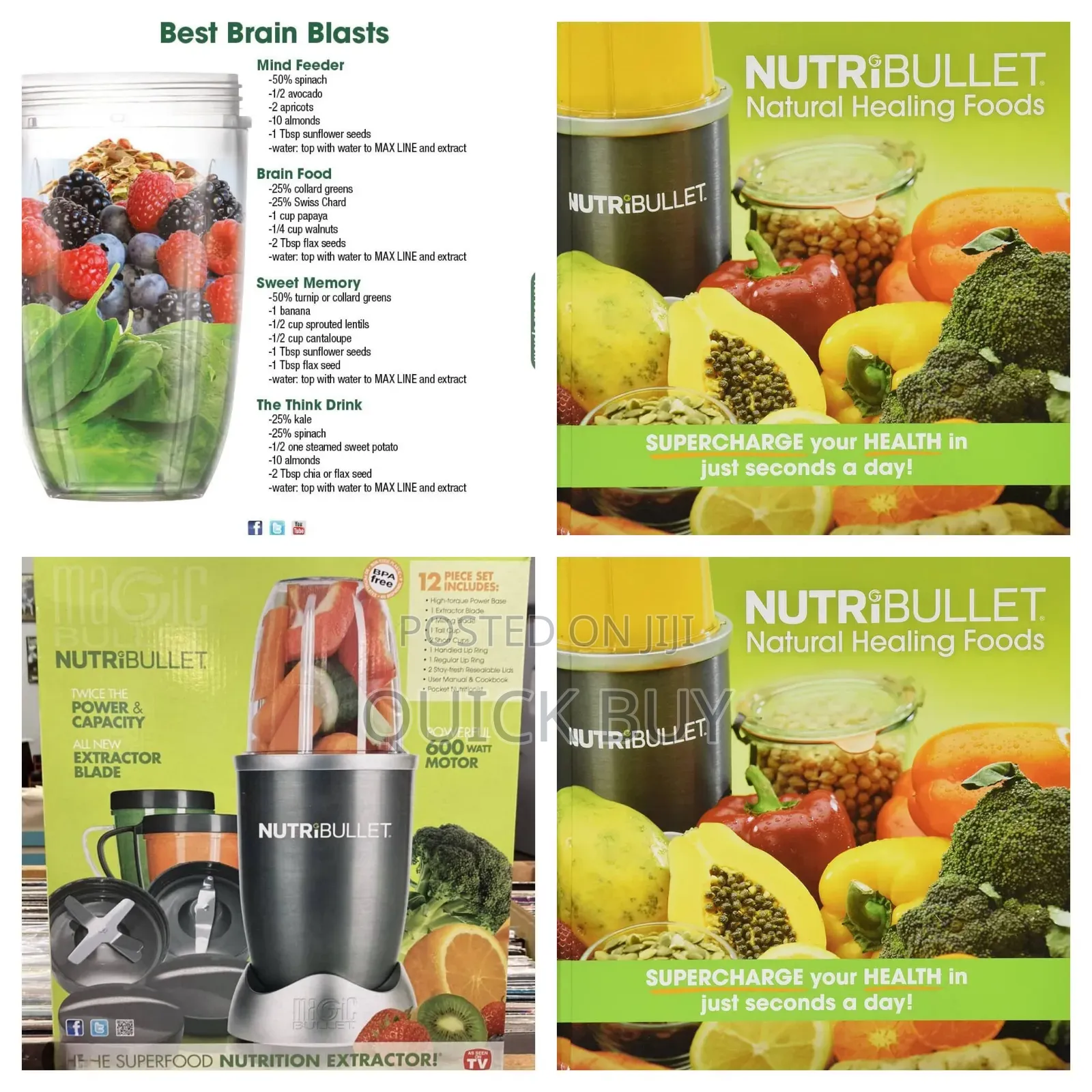 Nutribullet 12pcs 600w