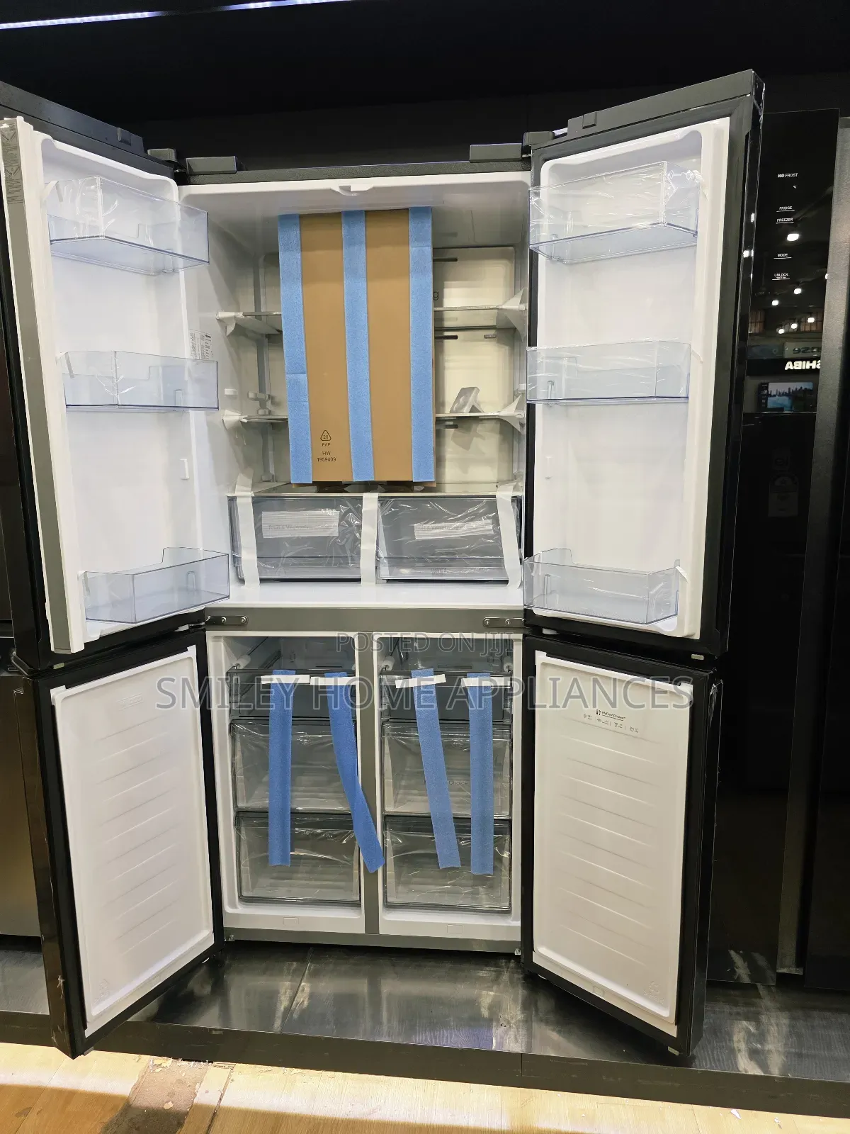 610ltrs Hisense French Door Fridge With Dual Cooling Tech