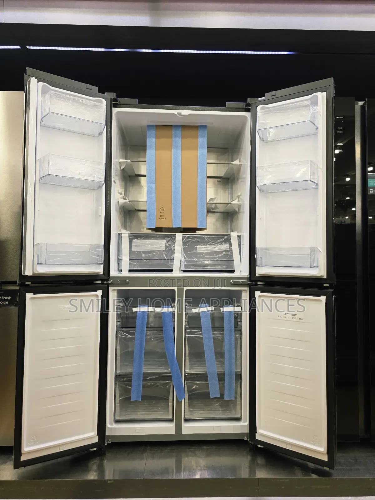 610ltrs Hisense French Door Fridge With Dual Cooling Tech