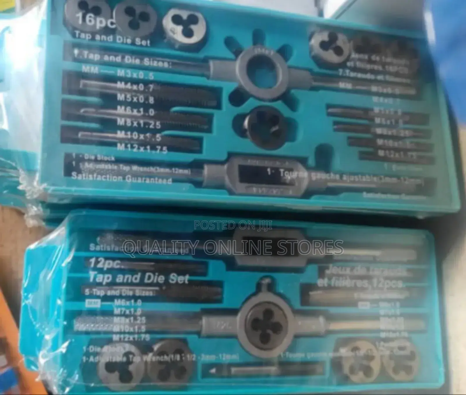 12pcs Tap and Die
