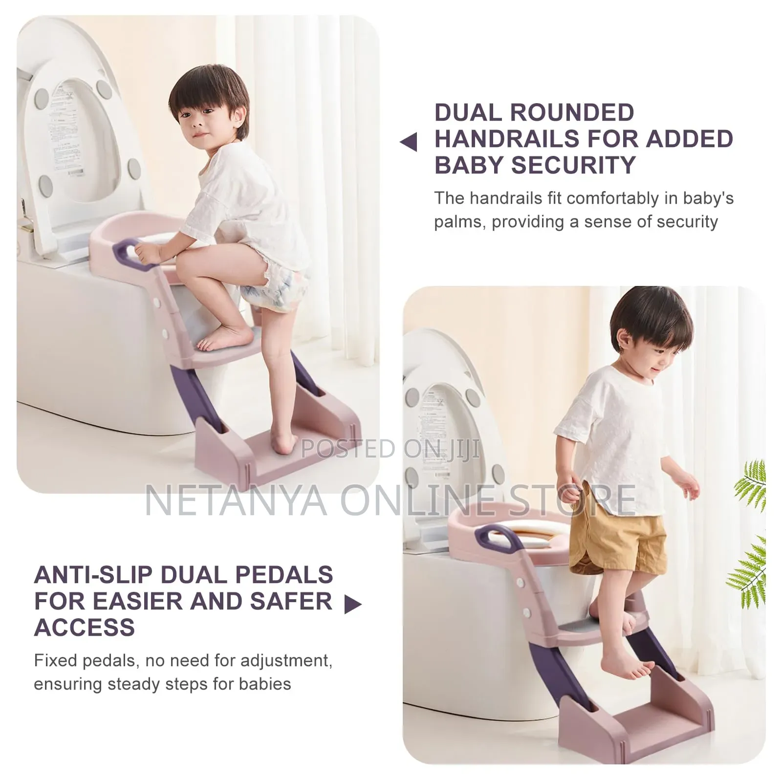 2in1 Toilet Potty Training Seat(Ladder)