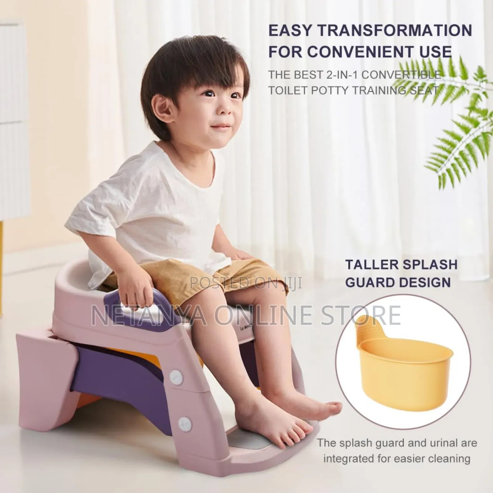 2in1 Toilet Potty Training Seat(Ladder)