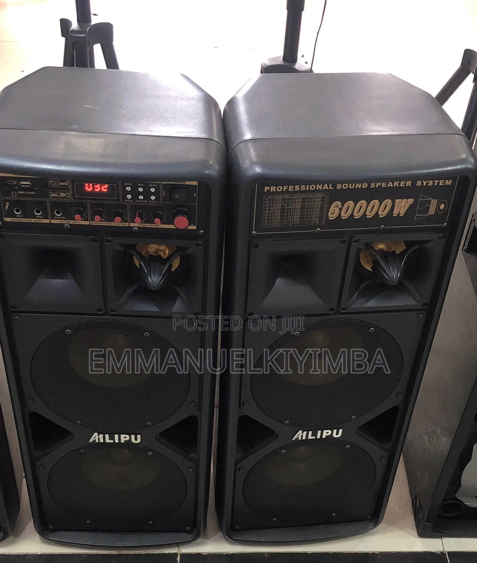 Dual Amplifieried Speakers Ailipu