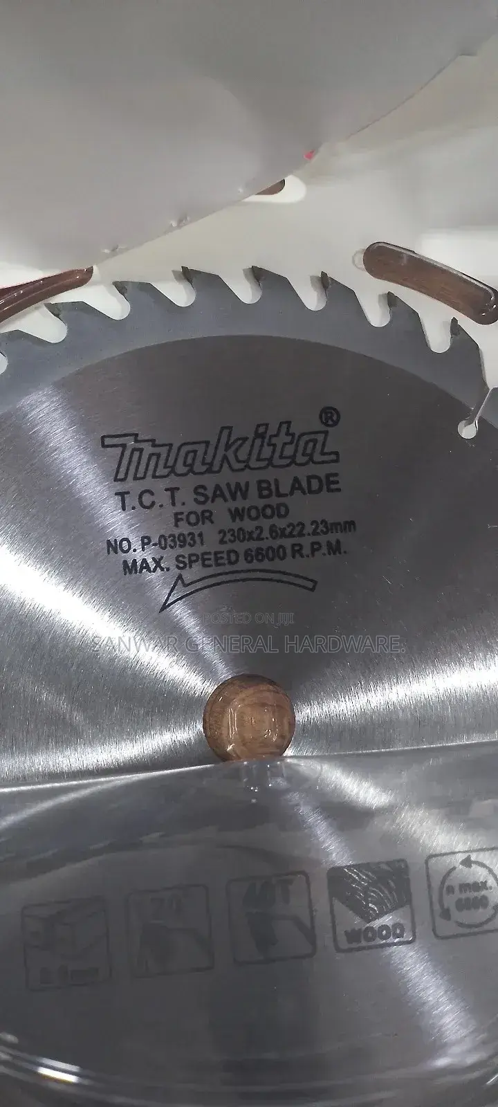 9" Makita Wood Blades(230mm) -40teeth