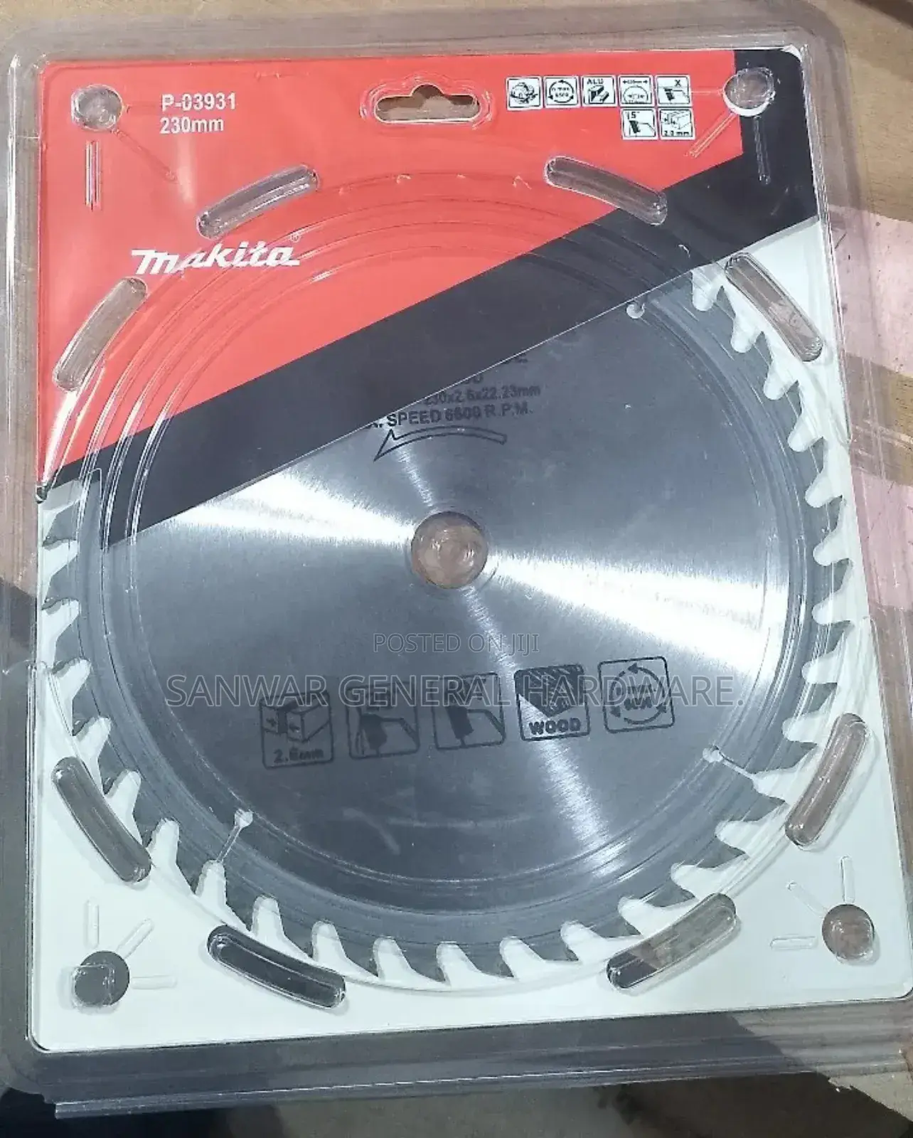 9" Makita Wood Blades(230mm) -40teeth