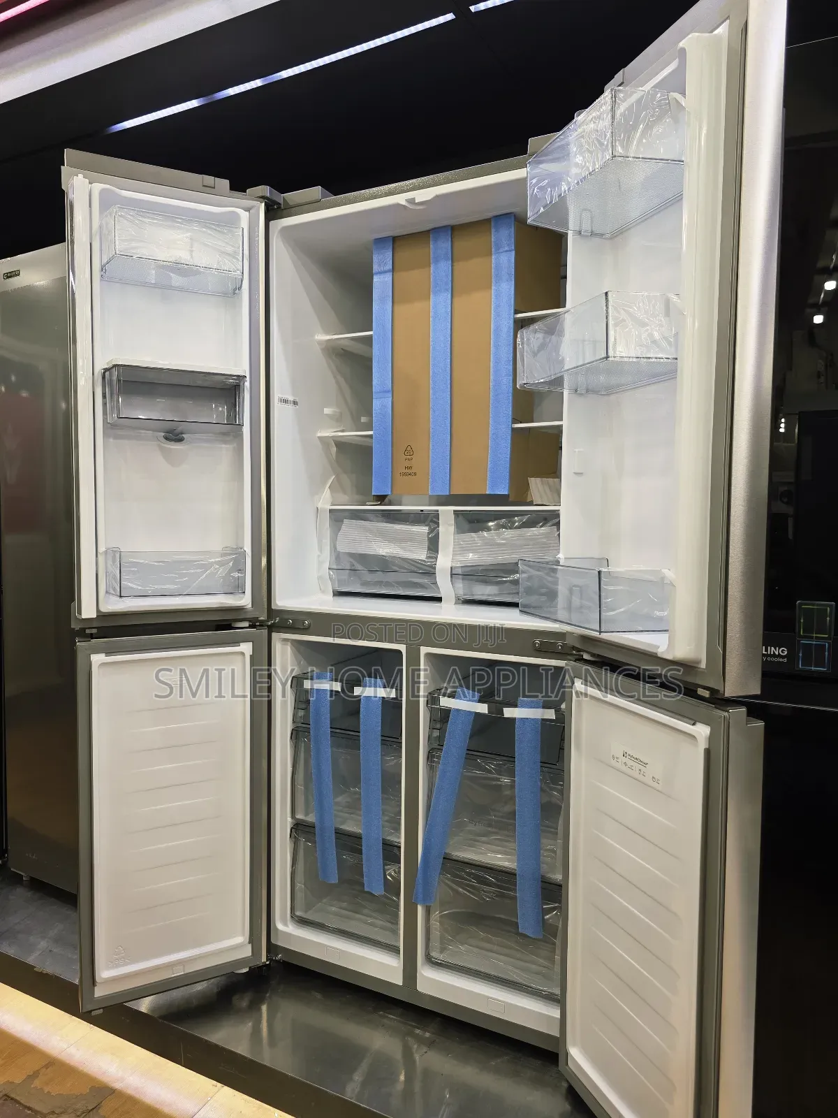 610ltrs Hisense French Door Fridge With Dual Cooling Tech