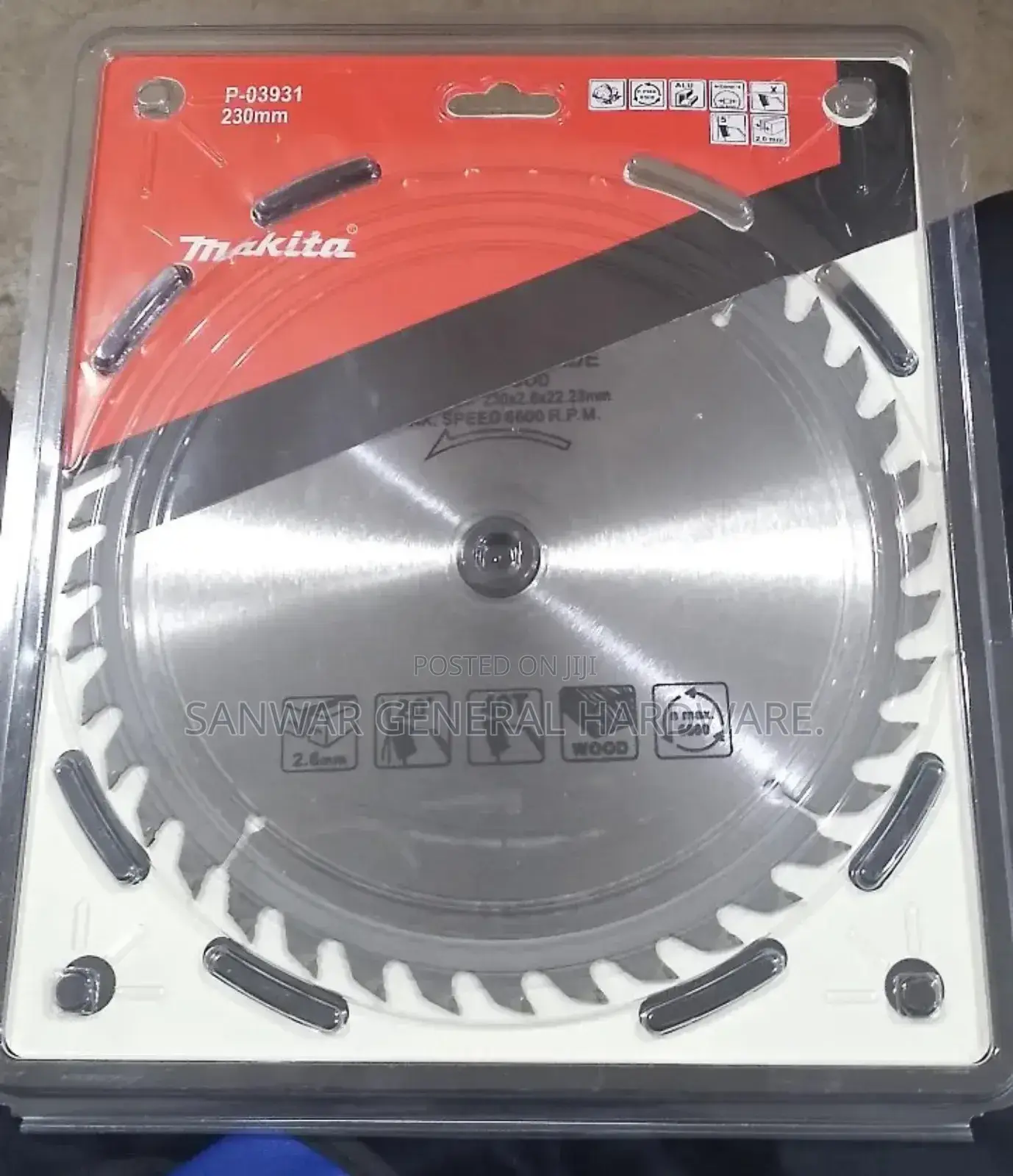 9" Makita Wood Blades(230mm) -40teeth