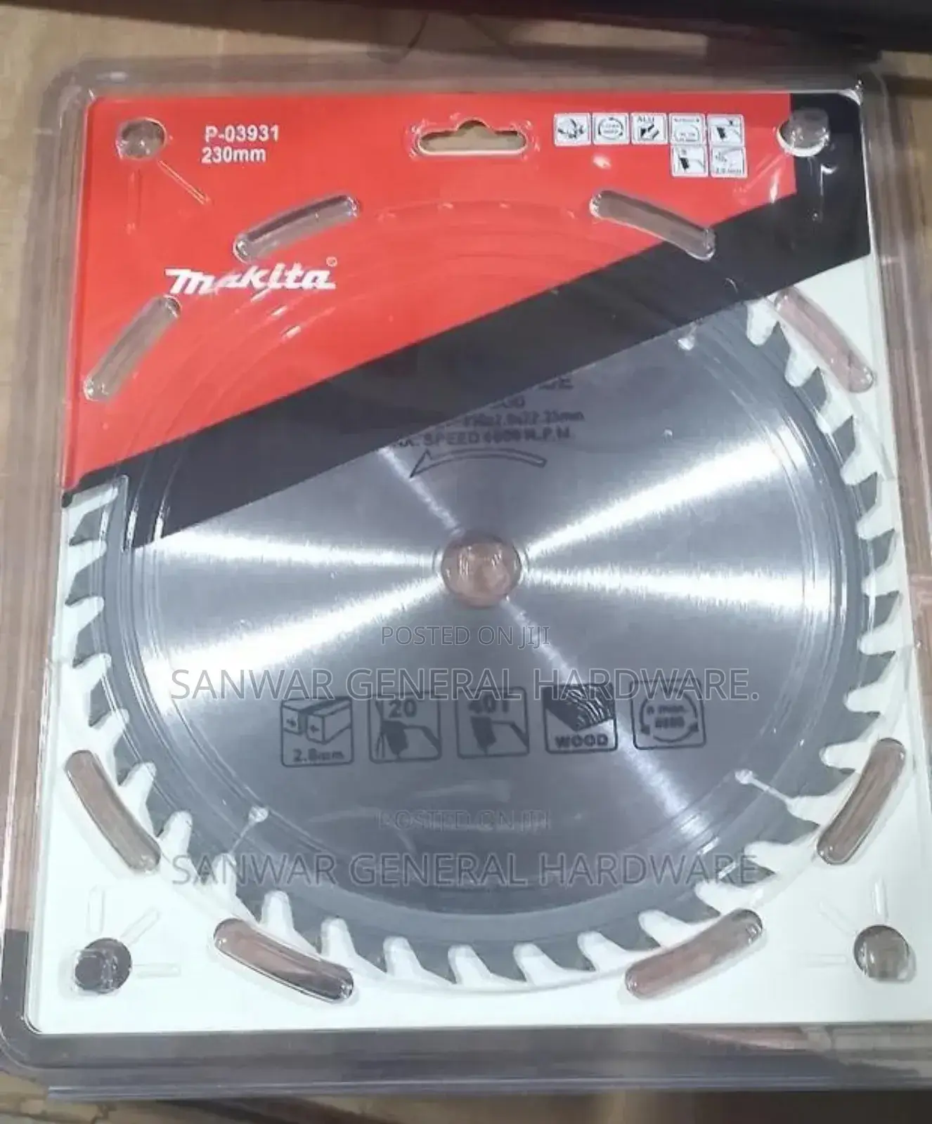 9" Makita Wood Blades(230mm) -40teeth