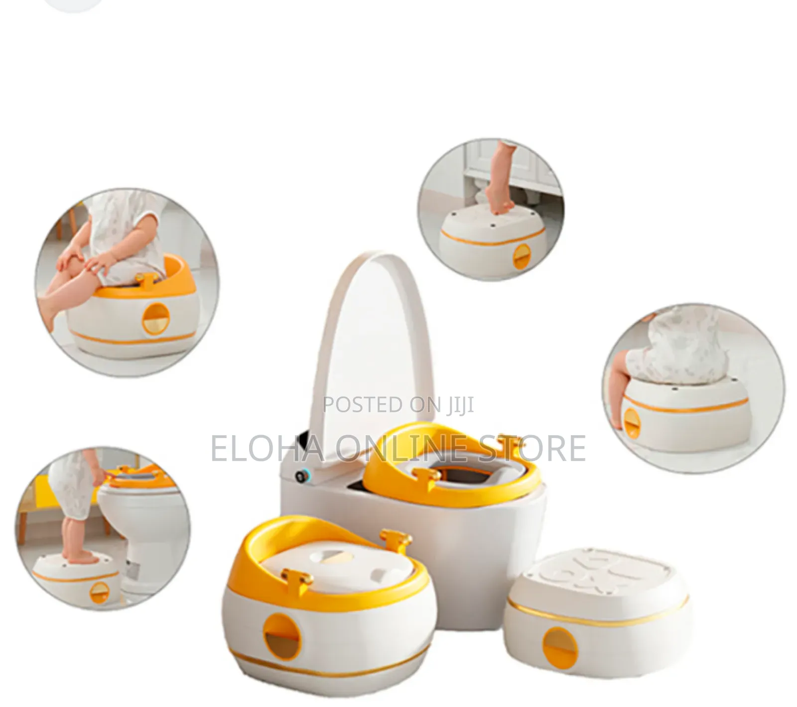 3 Convertible Stages Potty Training Toilet