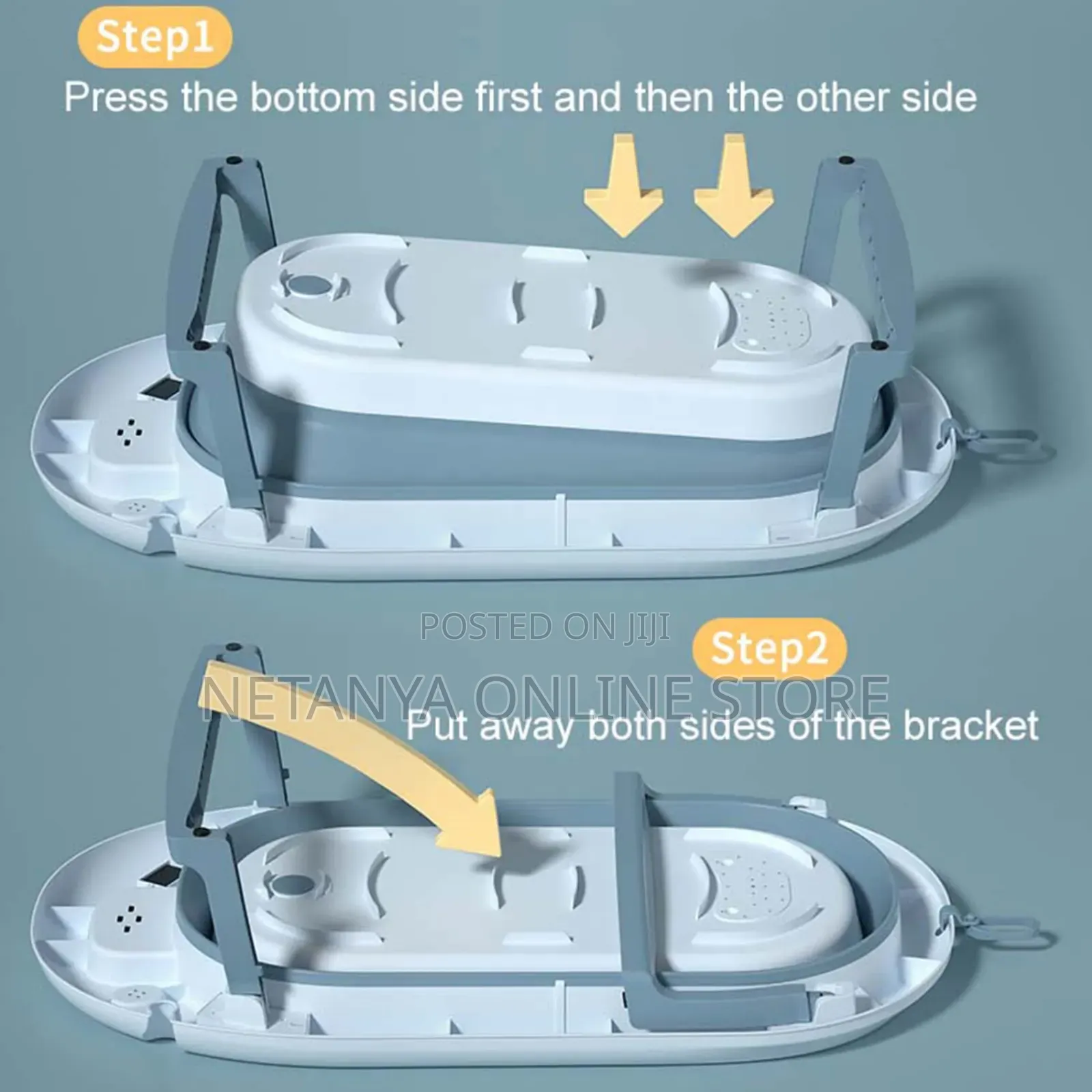 Kids Temperature Regulated Foldable Bath Tub