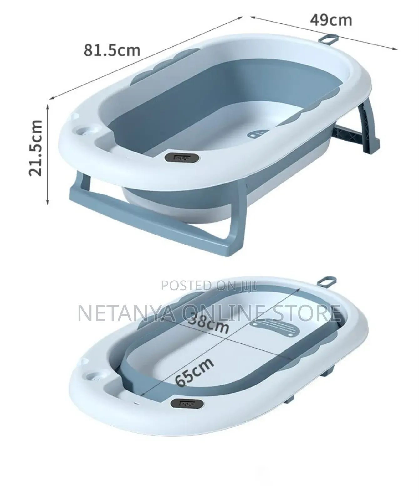 Kids Temperature Regulated Foldable Bath Tub