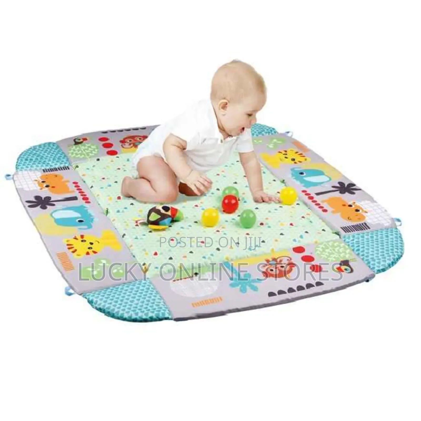 5in1 Soft Ball Gym Activity Music Crawling Mat for Baby