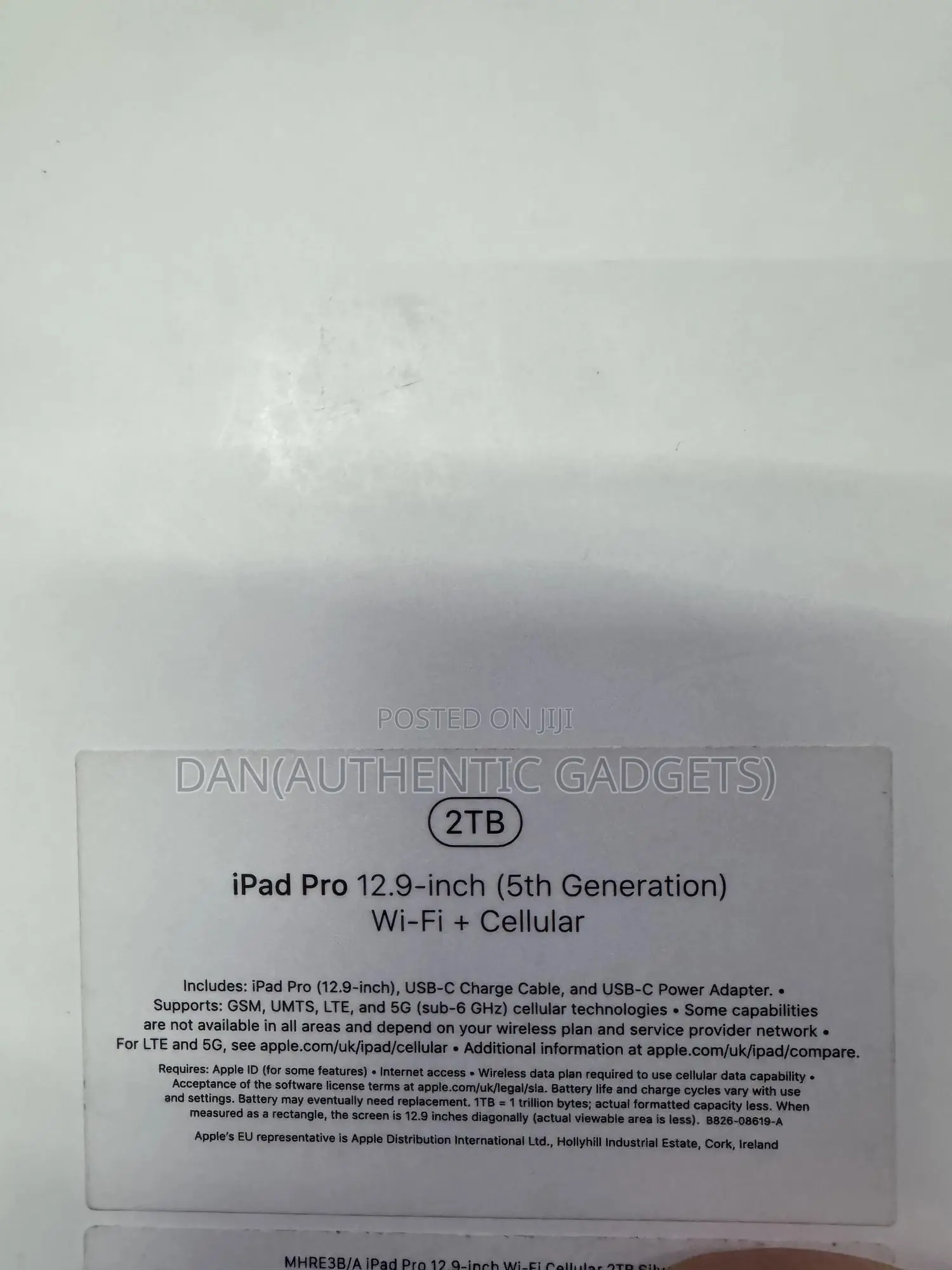 New Apple iPad Pro 12.9 (2022) 2 TB Silver
