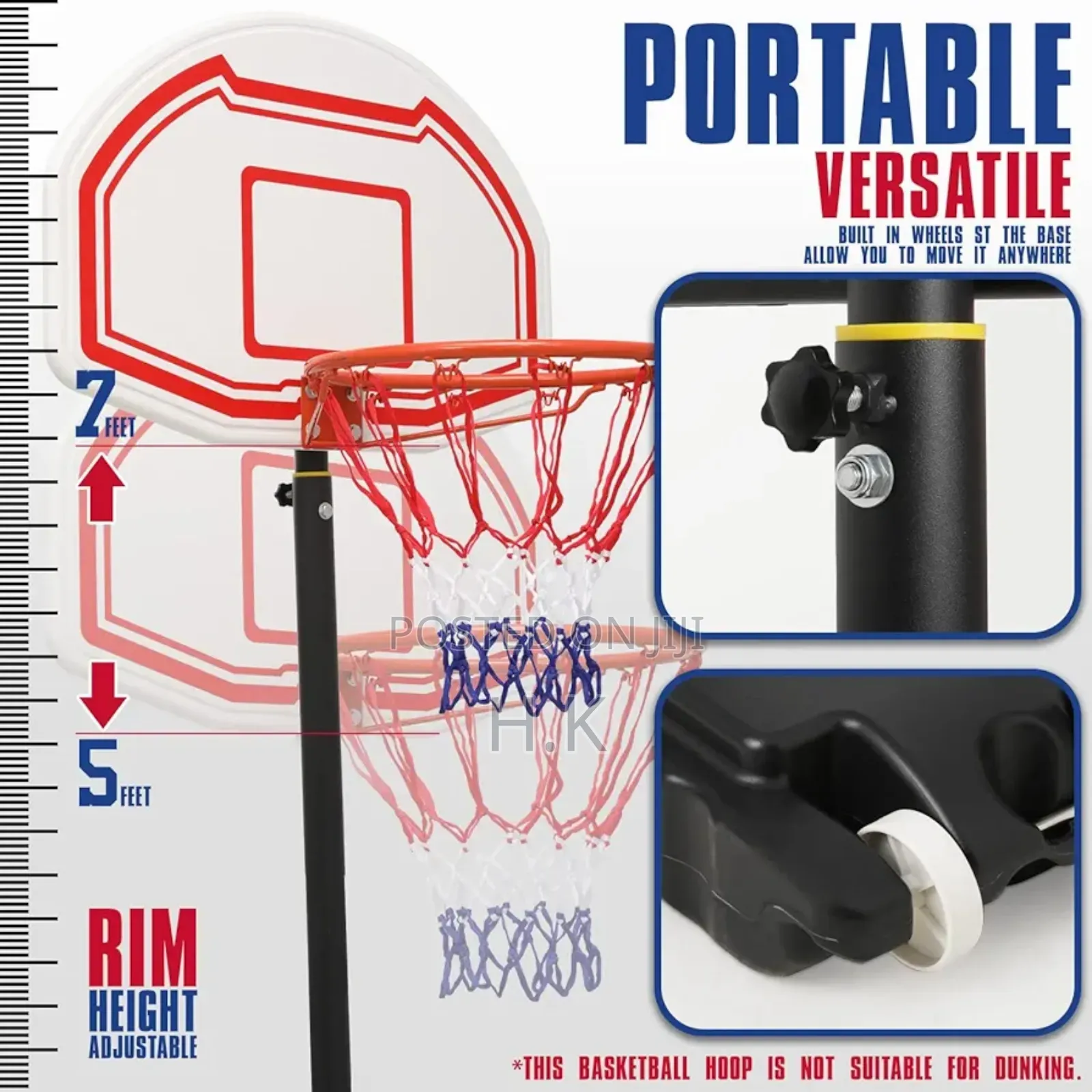 Portable Basketball Hoop Goal