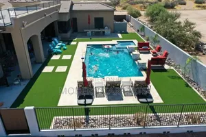 Swimming  Pool Artificial Turf Avoid Accidents