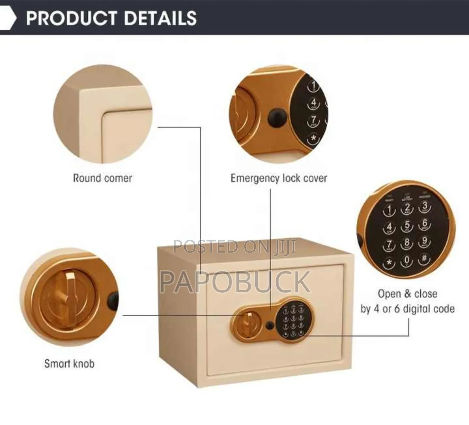 Ajf Security Safe Cash Box