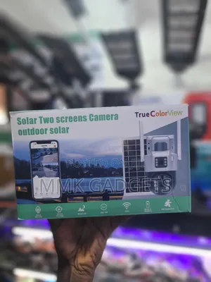 Solar Two Screens Camera Out Door Camera