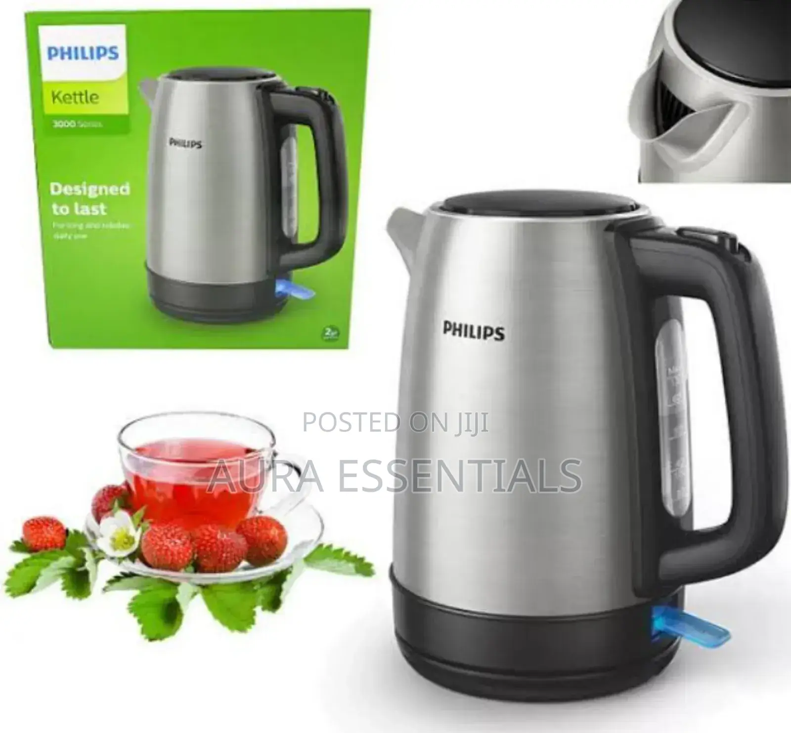Philips Stainless Steel Electric Kettle (1.7 L, Hd9350,