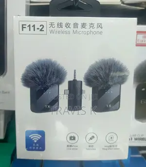 F11-2 Wireless Clip -on Microphone With Instant Pairing