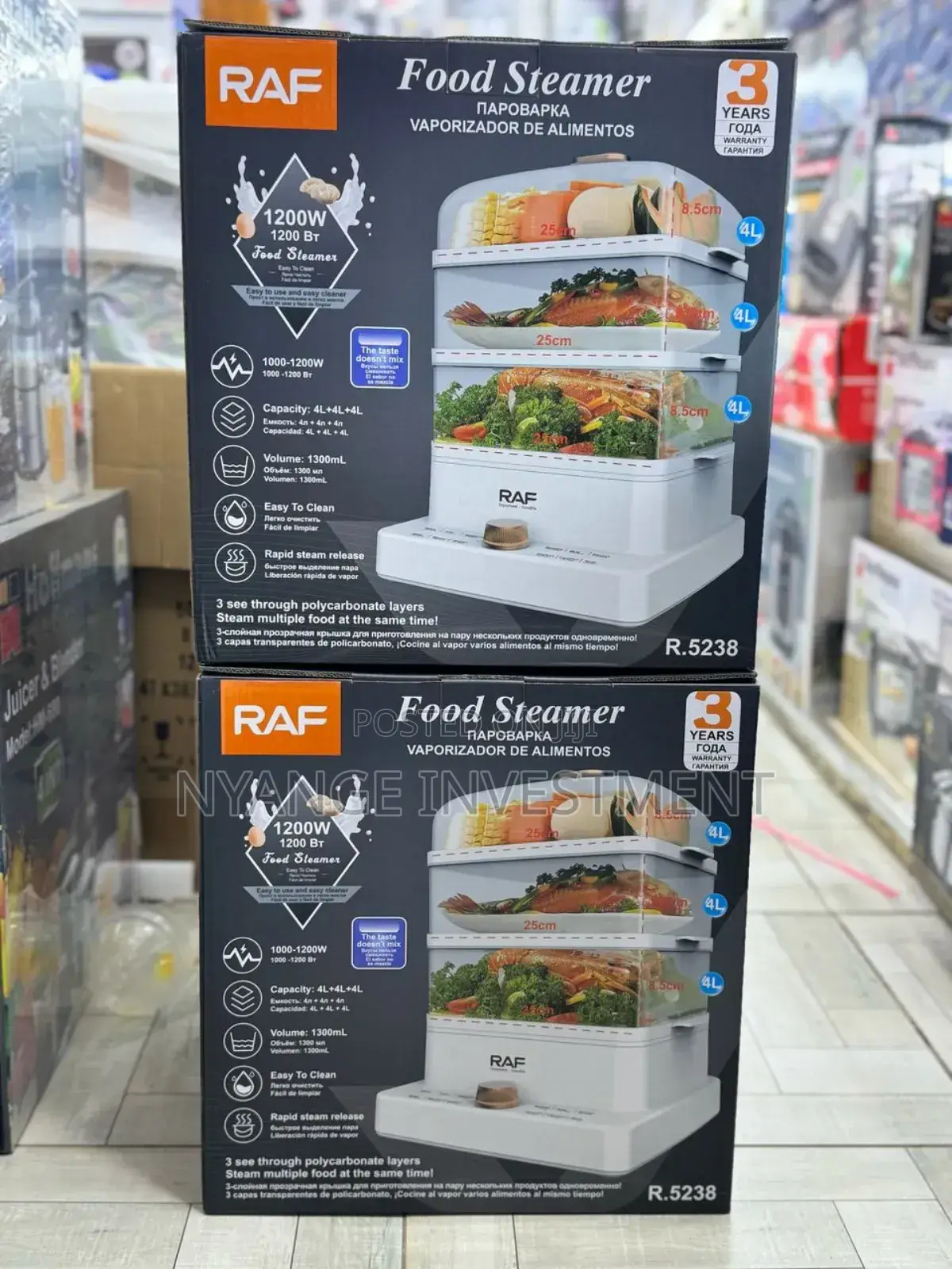 Raf Food Steamer. Food Steamer