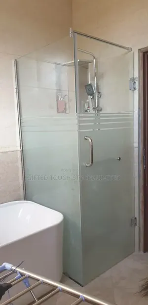Modern Frosted Shower Cabin