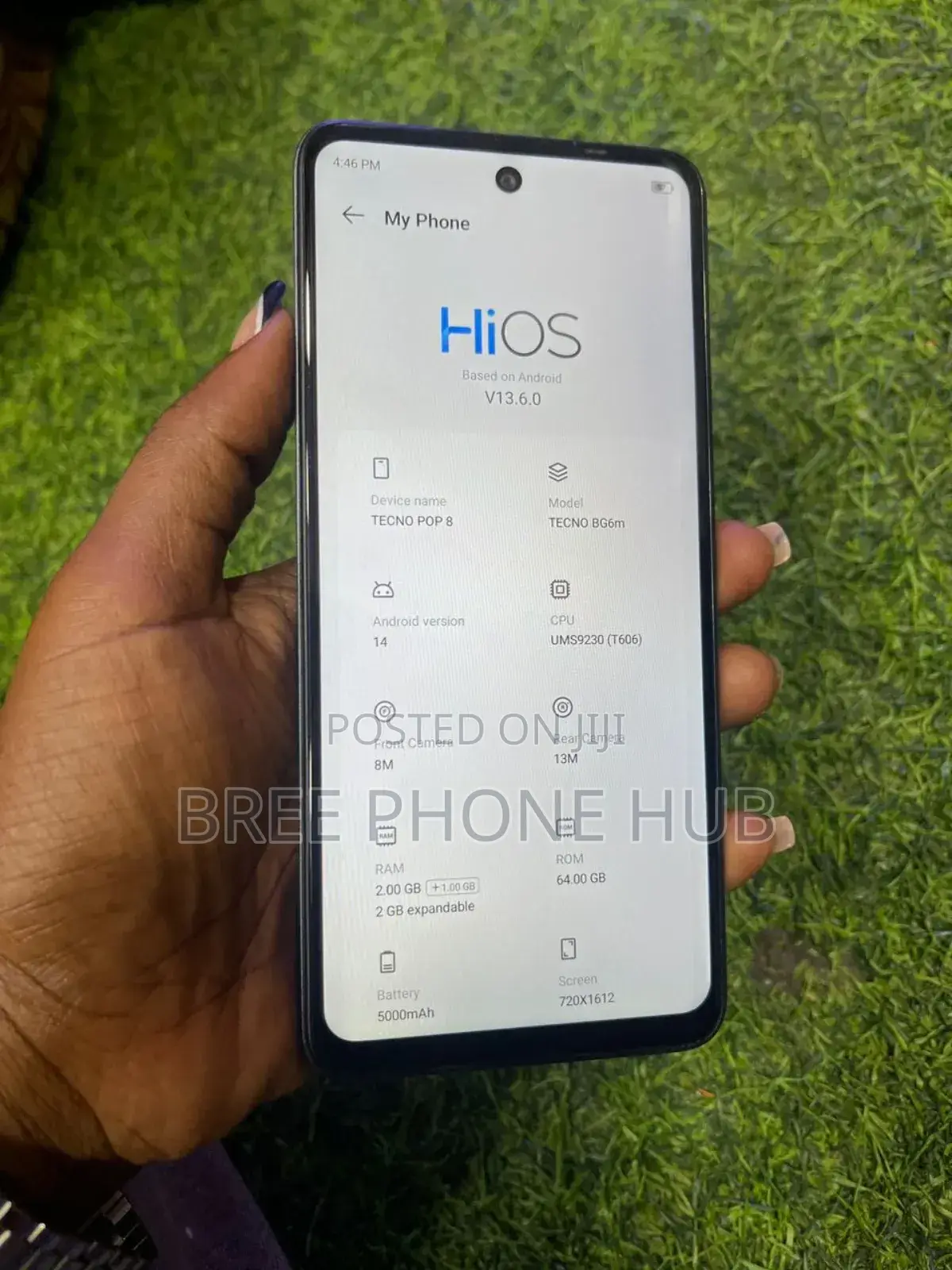 Tecno Pop 8 64 GB Black