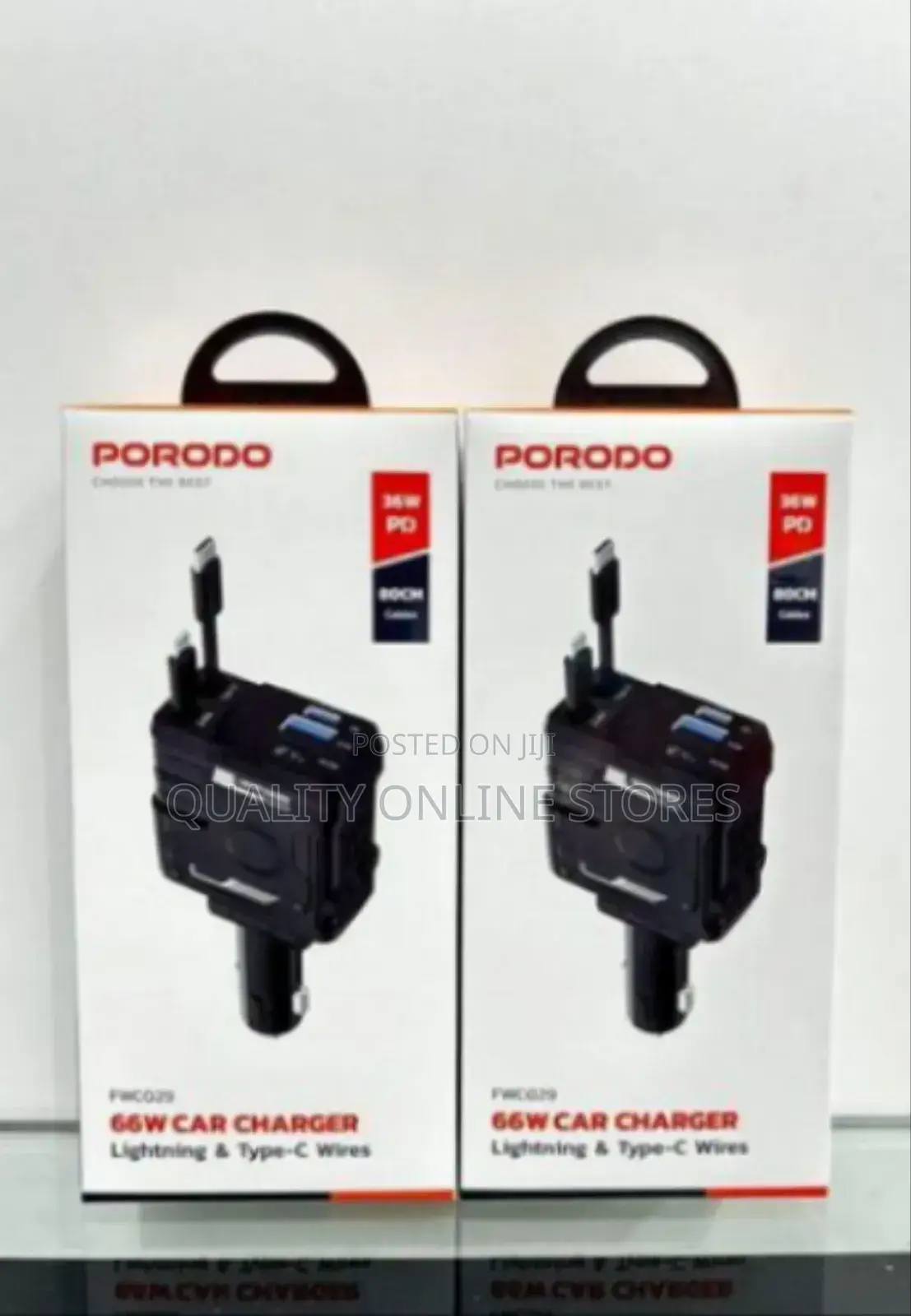 Portable Porodo Car Charger