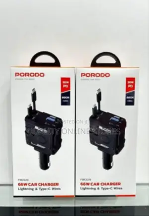 Portable Porodo Car Charger