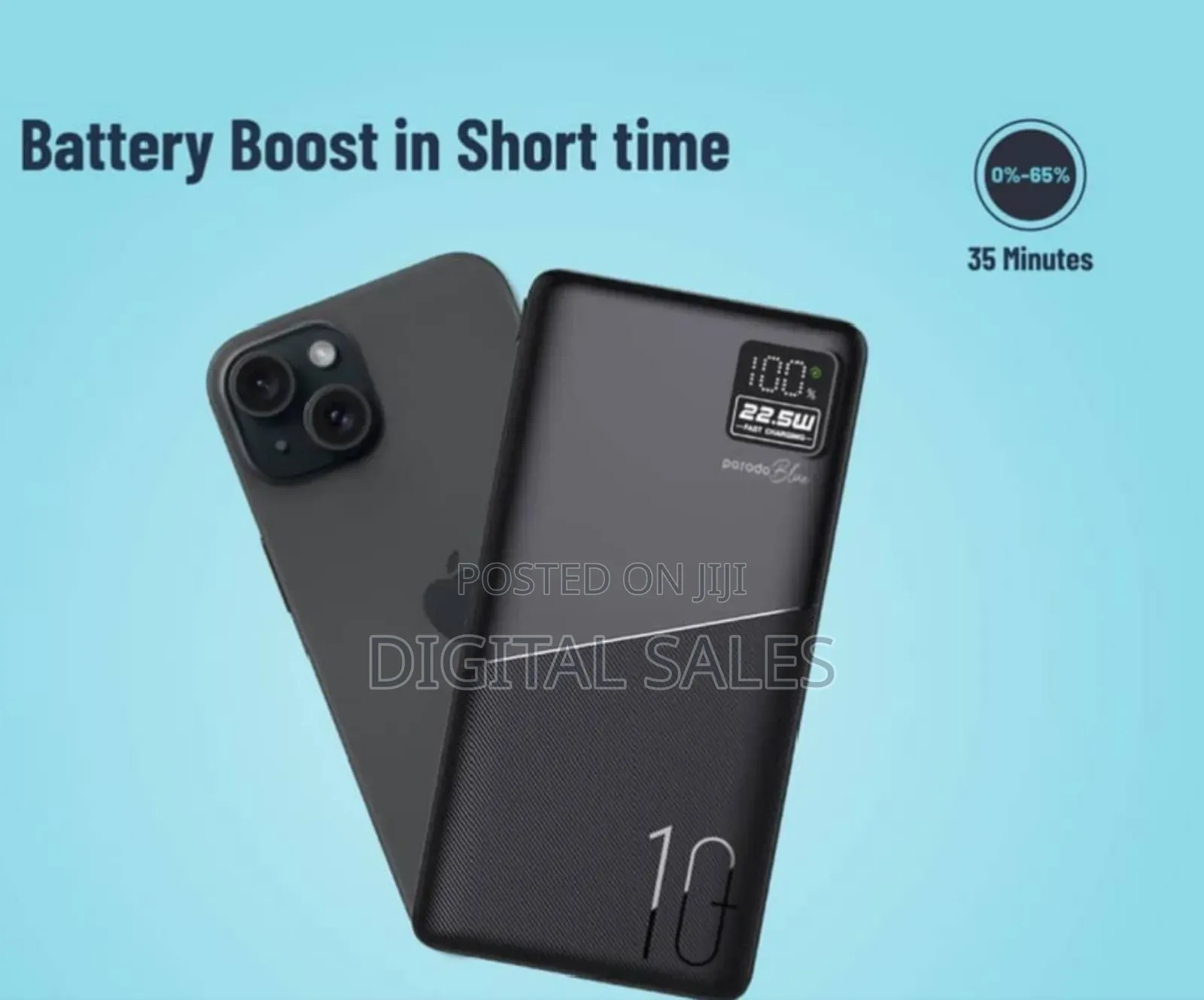 Porodo Blue 20000mah Quick Charge