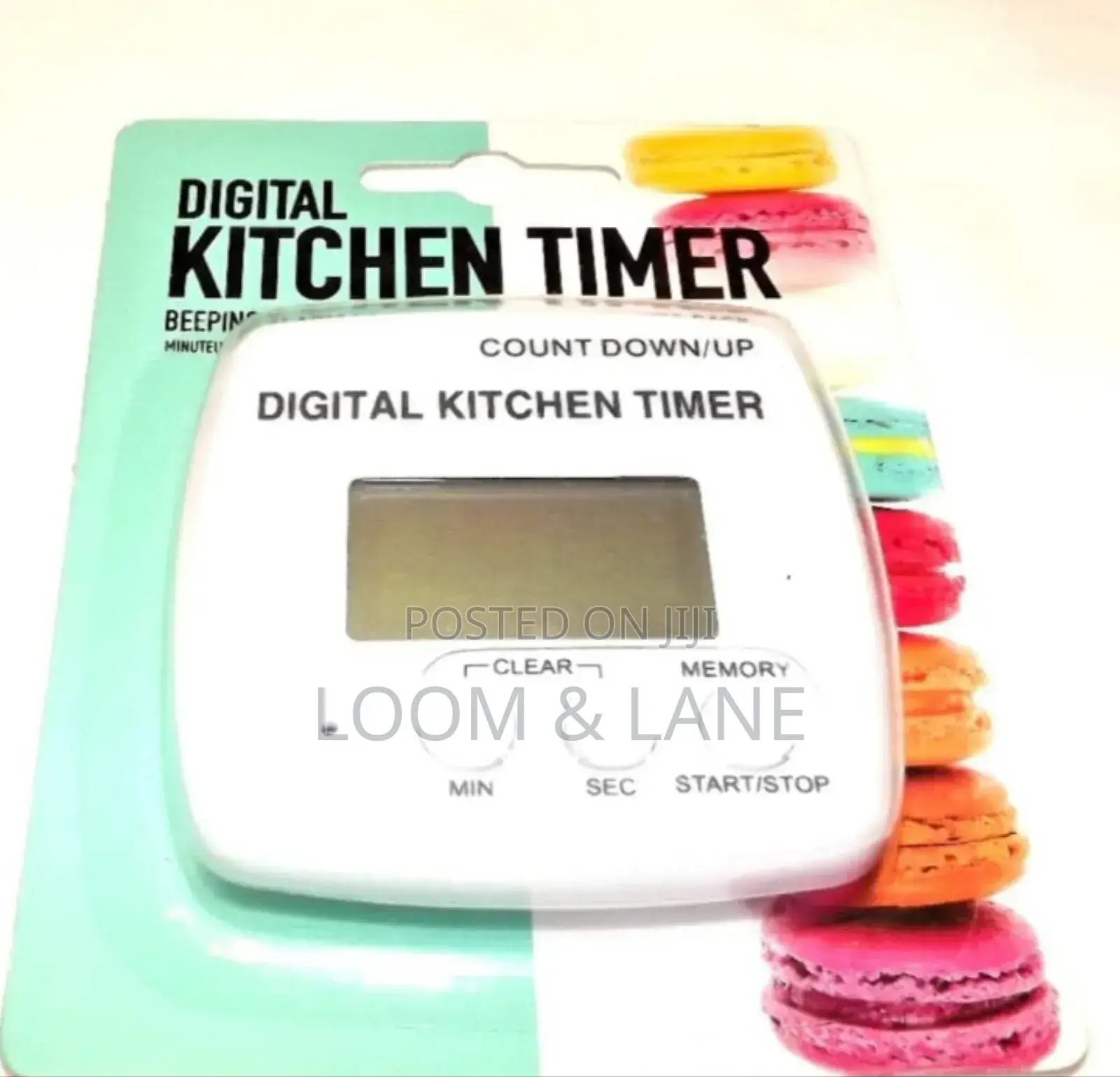 Digital Timer Down and Loud Alarm Kitchen Cooking Timer