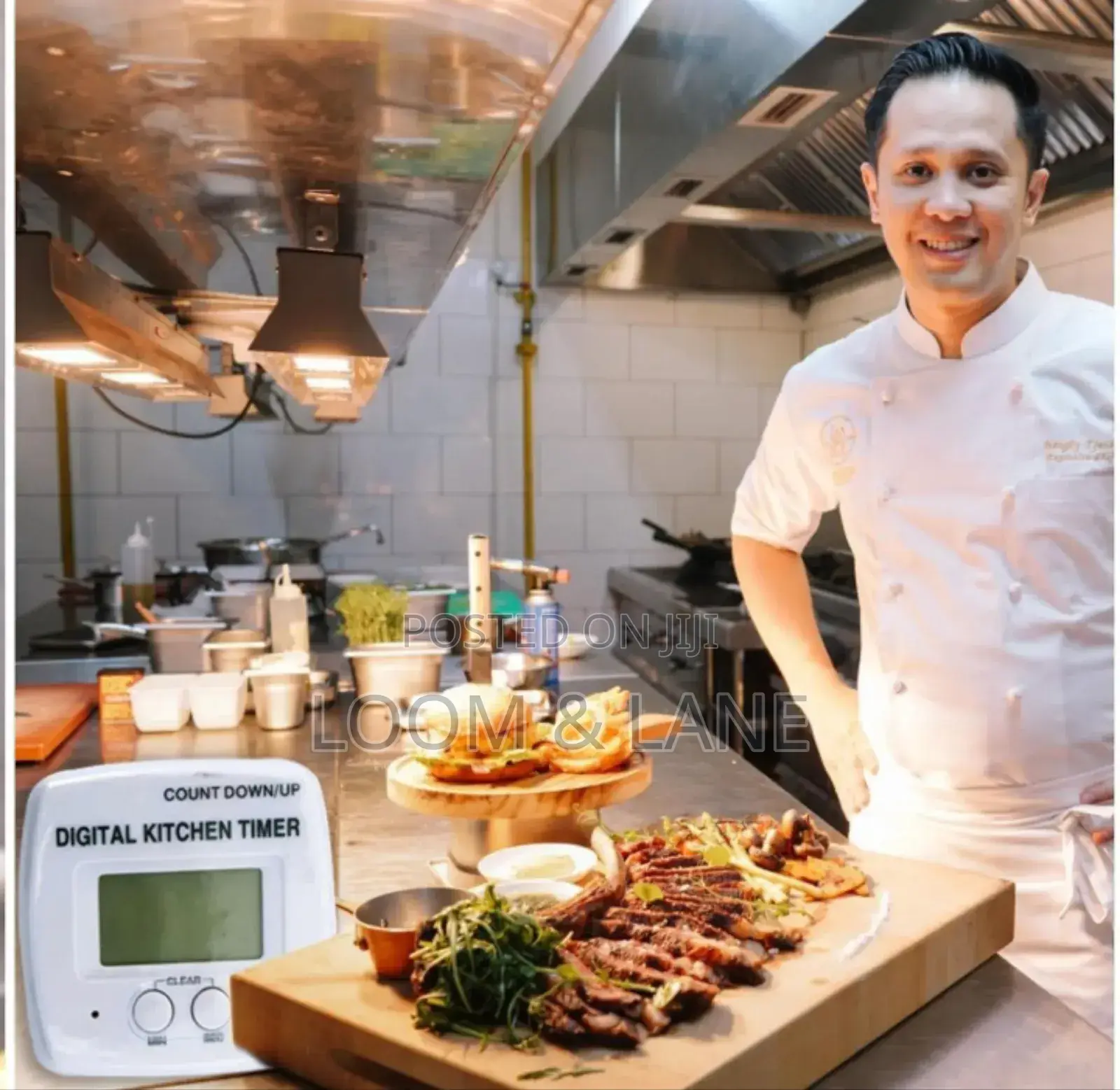 Digital Timer Down and Loud Alarm Kitchen Cooking Timer