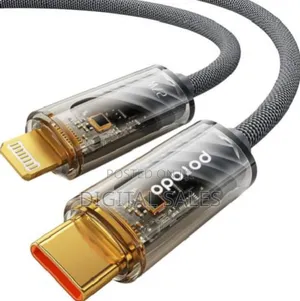 Porodo Braided 27w Pd C to Lightning Cable