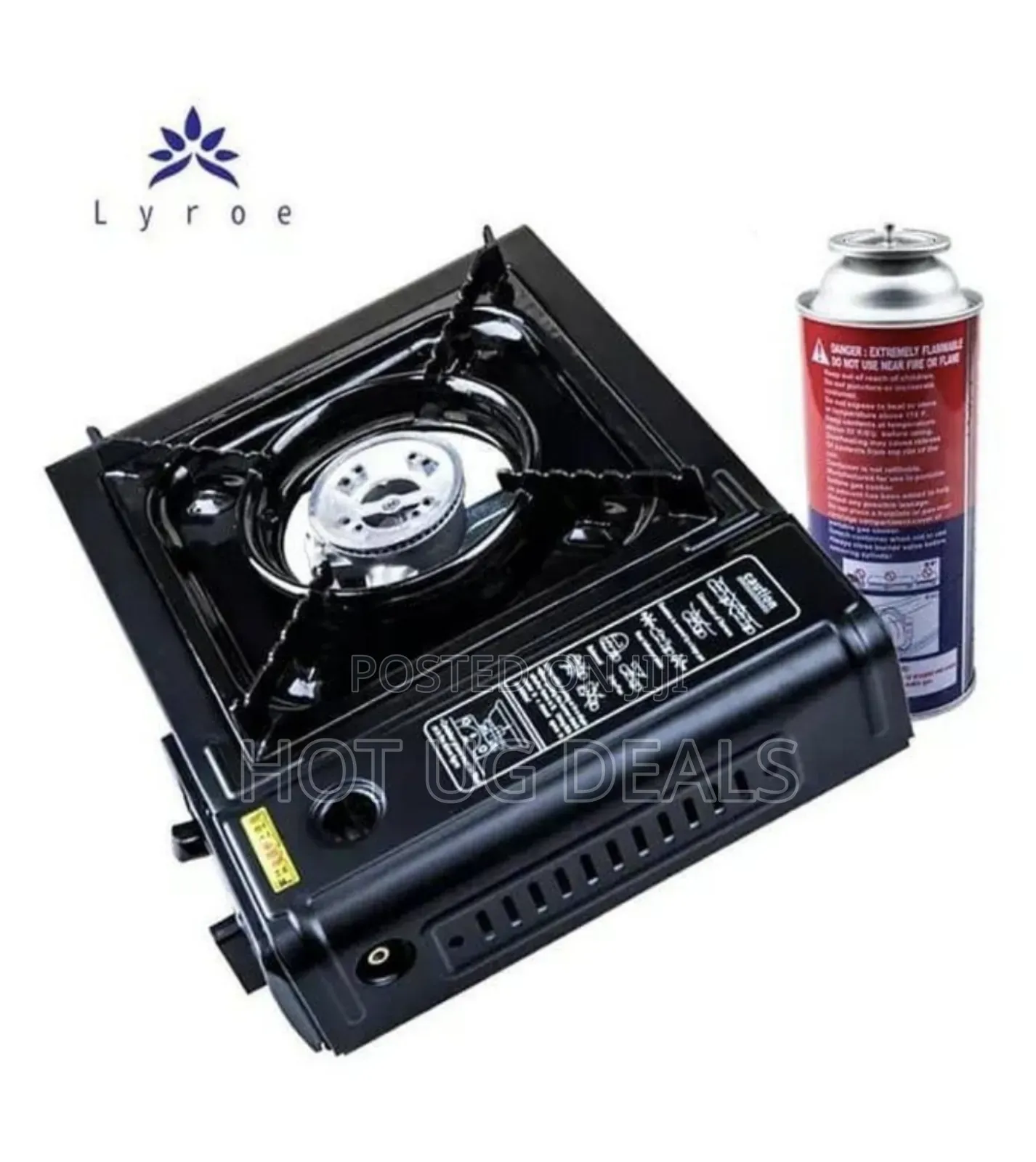 Portable Single Gas Burner With One Gas Canister
