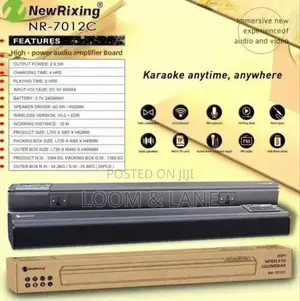 Newrixing Nr-7012c Tv Sound Bar