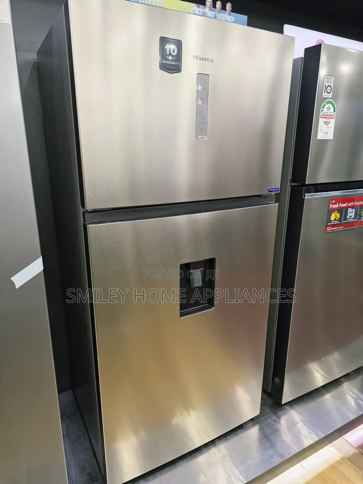 20% Discount Price on 599ltrs Double Door Hisense Fridge