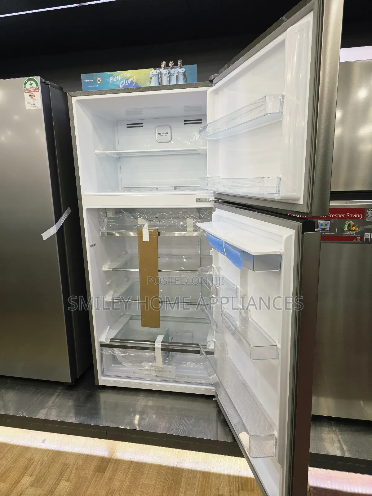 599ltrs Hisense Frost Free Double Door Fridge at Discount