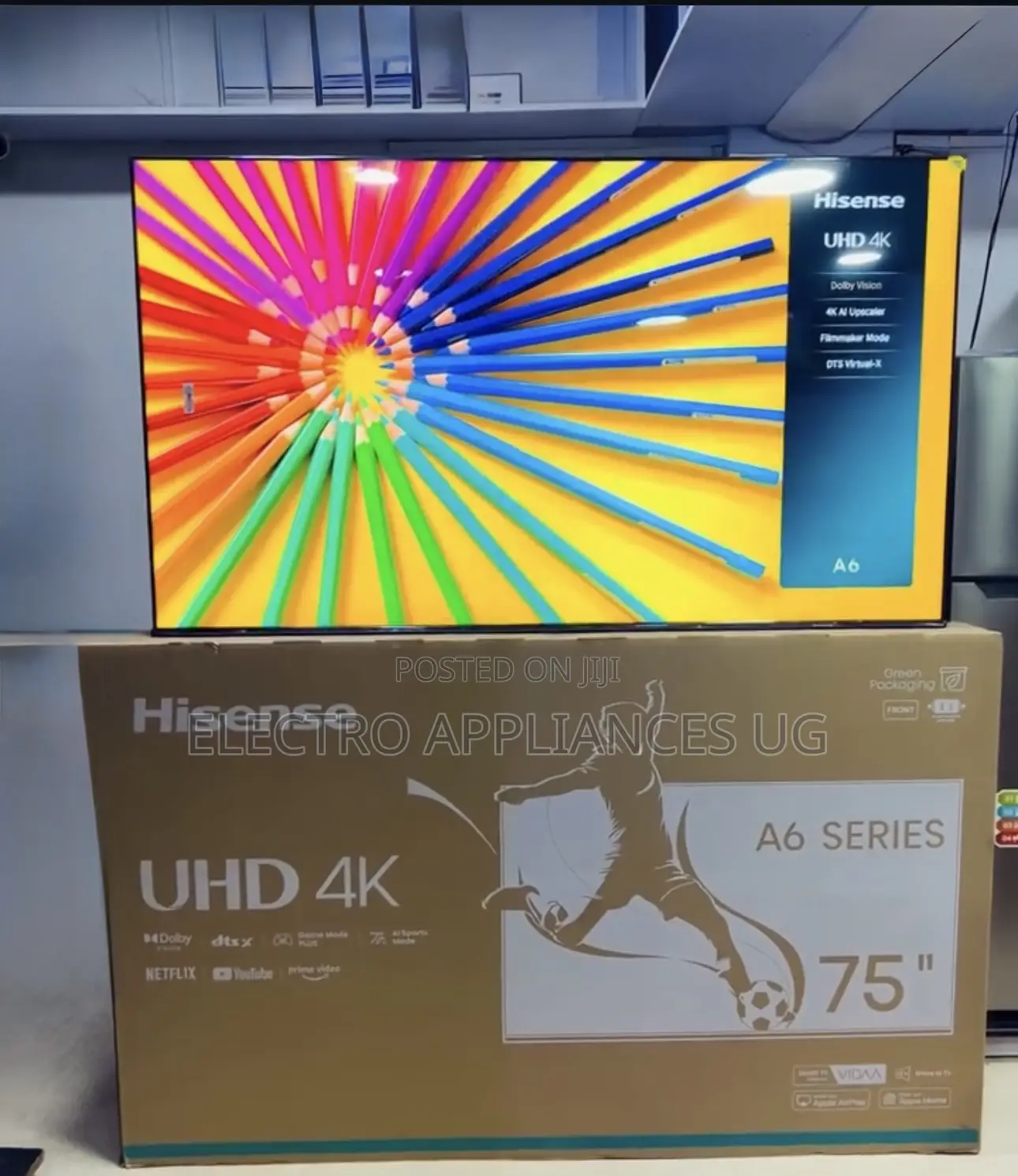 Hisense 75" A6 Series Uhd Smart TV