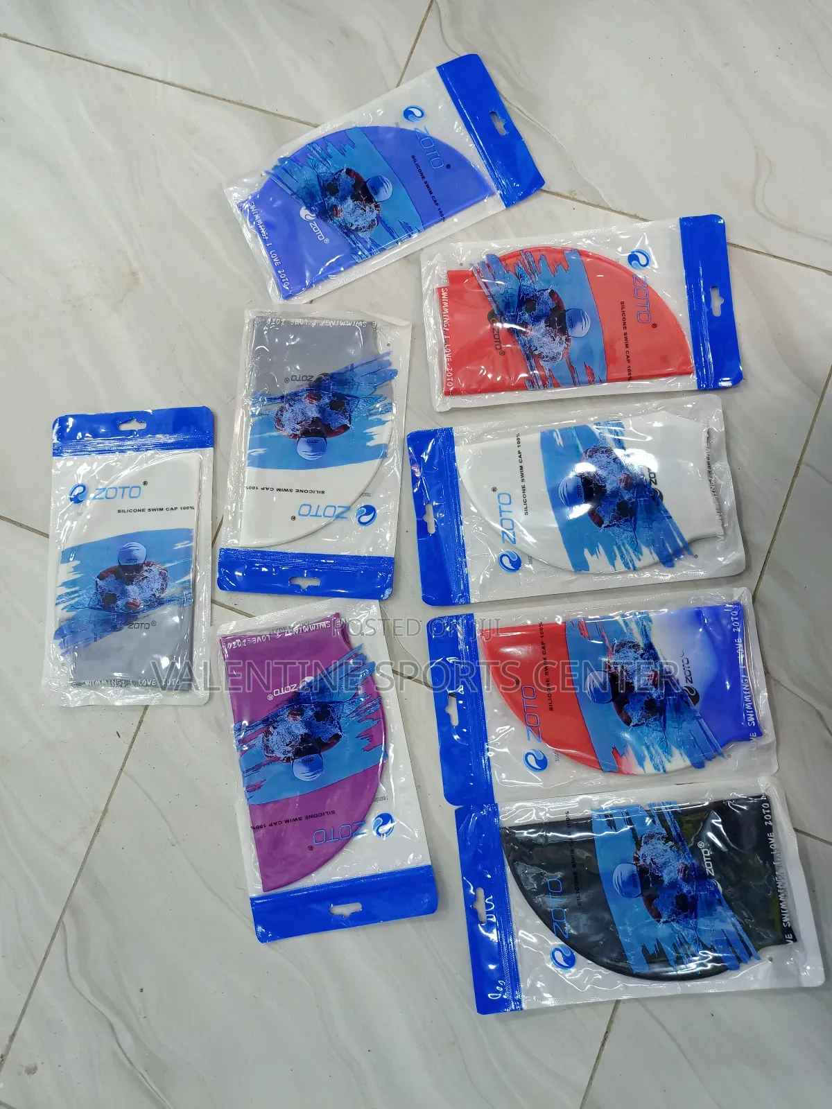 Zoto Swimming Caps a Good Quality Original Material Colour's