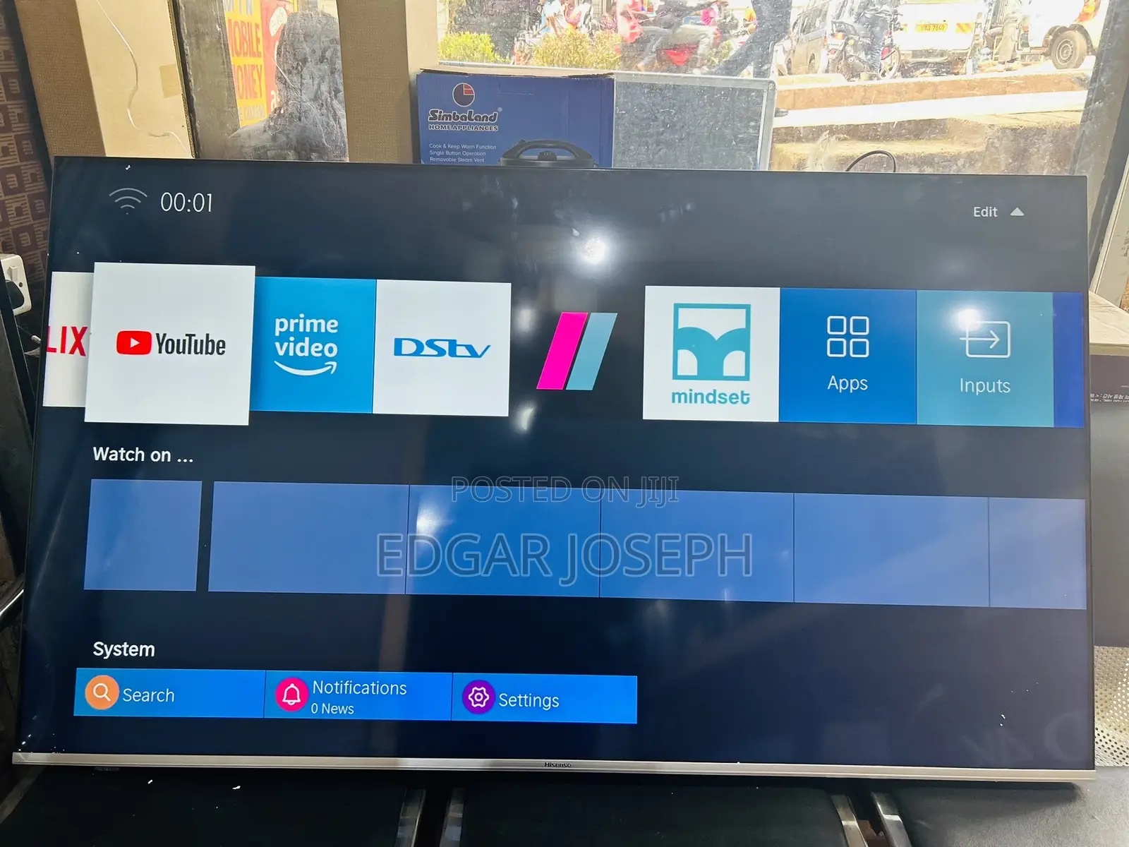 Hisense 65 Uled Smart Tv
