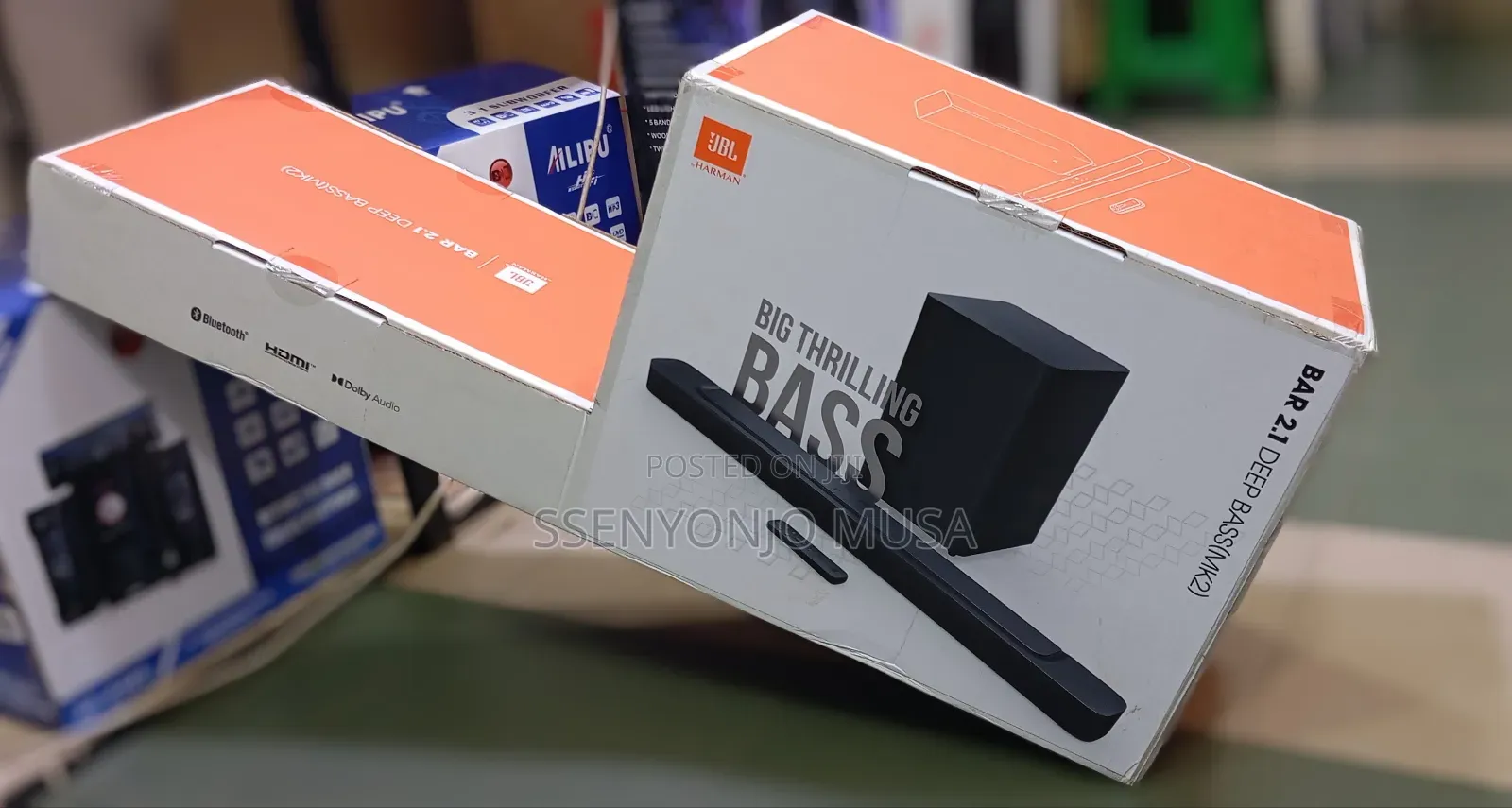 JBL 2.1 Soundbar Mk2 - Deep Bass, Dolby Digital,Bt,Hdmi Arc