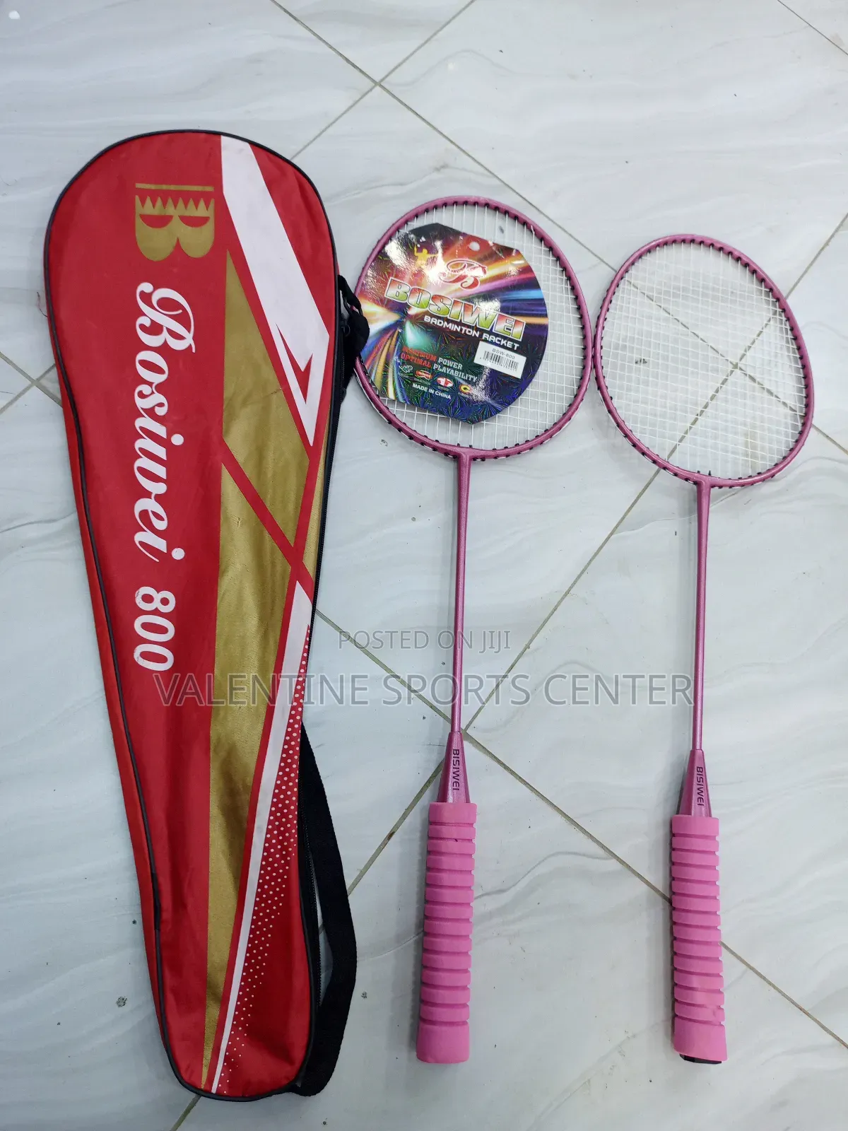 Pink Colour Bosiwel New Brand Original Material Bádminton