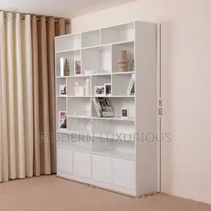 Book Shelf White Ft6/ and Ft 6 Quality Furniture/Available