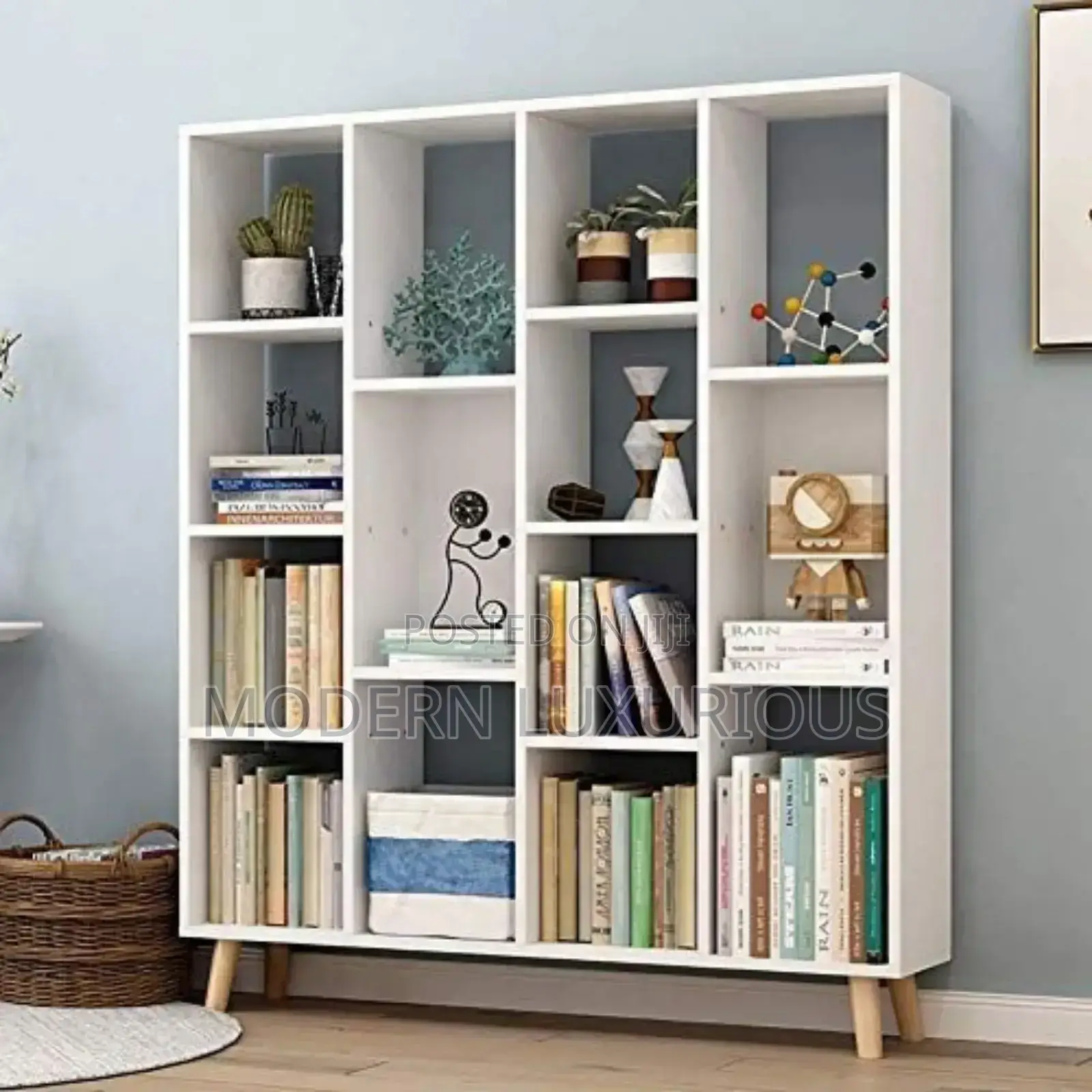 This Bookshelf Will Surely Be a Statement/ Piece Book Shelf/
