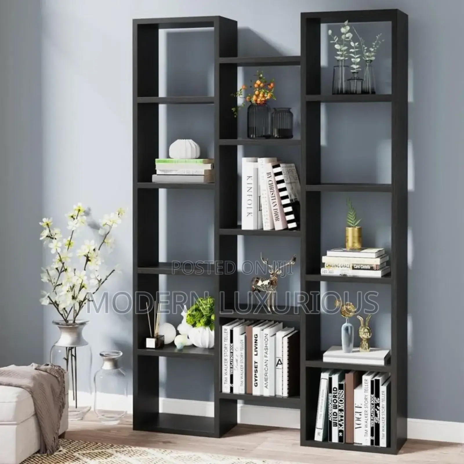 Ample Storage for Books, Files, Decor, and Other Books Shelf