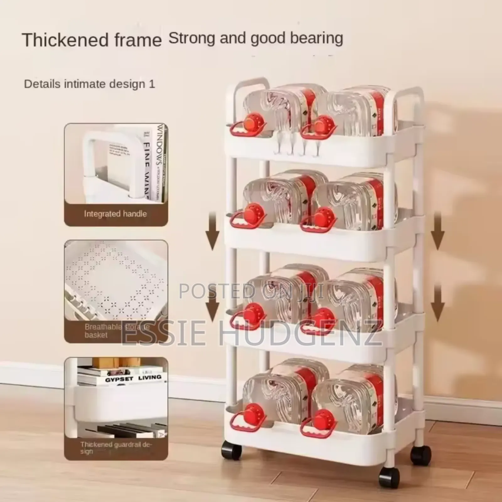 Multi Layer Trolley Storage Rack