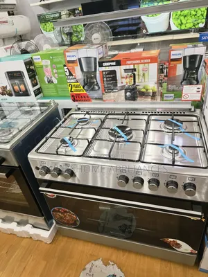 90cm by 60cm Blueflame Full Gas Cooker Stainless Steel