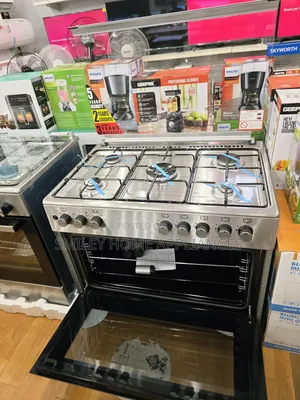 90cm by 60cm Blueflame Full Gas Cooker Stainless Steel