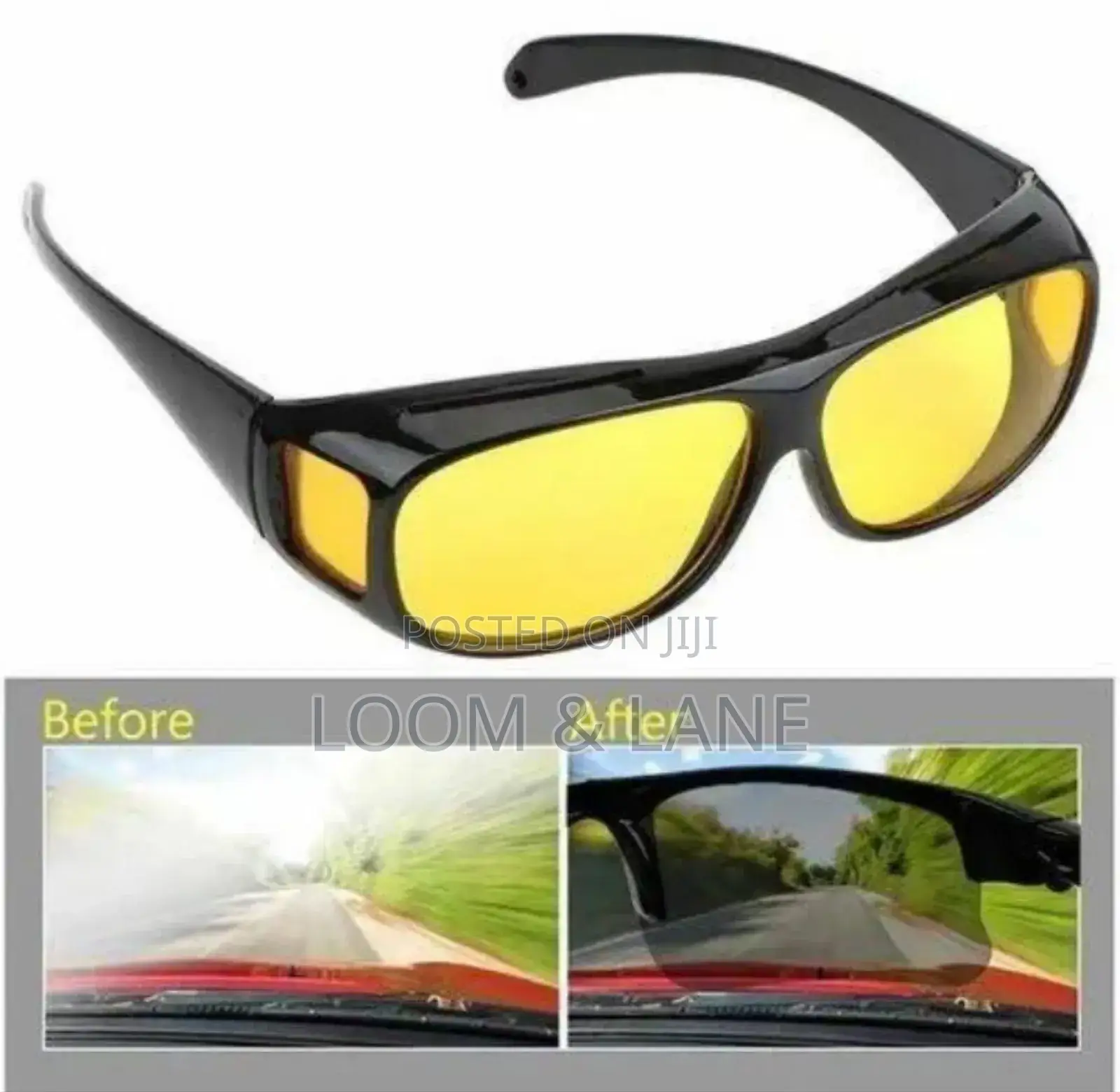 Car Night Vision Sunglasses Safety Driving Goggles